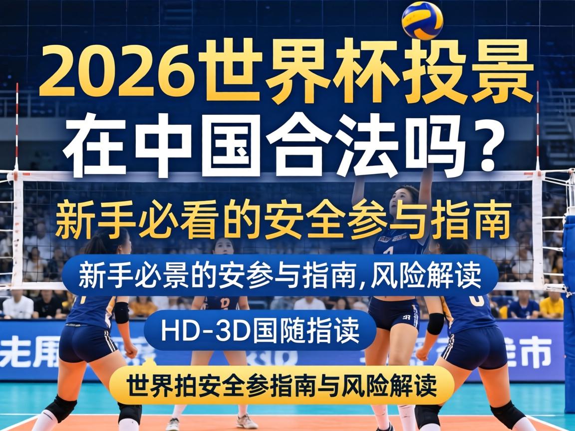 2026世界盃投注在中國合法嗎？新手必看的安全參與指南與風險解讀